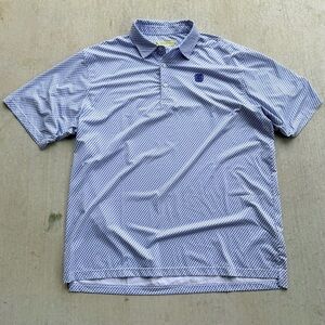 Donald Ross Golf Polo Shirt Men Size XL All Over Print Stretch